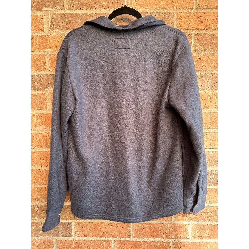 Goodfellow & Co Mens Gray Long Sleeve Button Front Fleece Jacket Size Small NWT - Picture 2 of 3